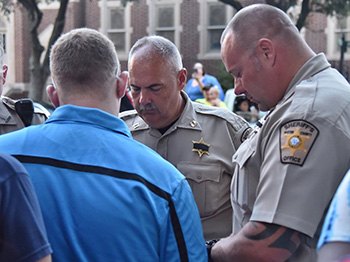 Community Prayer Vigil honors local officer, Tim Brackeen