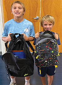 Crossroads Rescue Mission's annual Book Bag Give- A-Way