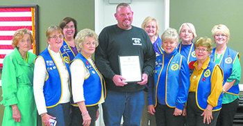 American Legion Auxiliary visits Twp 3 Fire Dept