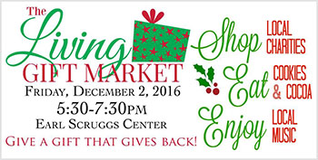 LIVING GIFT MARKET IS DECEMBER 2, 2016