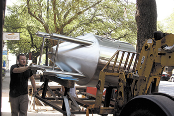 Newgrass Brewing Company takes delivery of vats...