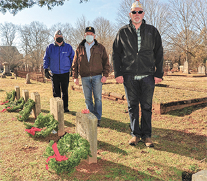 At Sunset Cemetery.Sons of the American Legion (SAL) members 