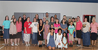  Volunteers At Bethel Baptist Church  - Crossroads Rescue Mission annual Book Bag Give-A-Way