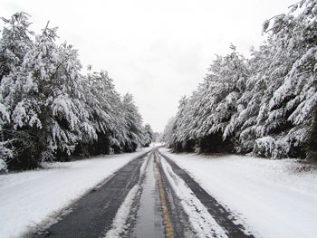 WHITE CHRISTMAS IN CLEVELAND COUNTY...