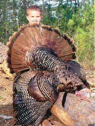 Garrett Patterson Bags First Turkey!