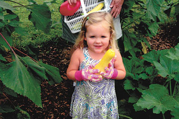 Pint-Size Gardener...