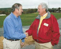 New Cleveland County  Water System Pond Dedicated