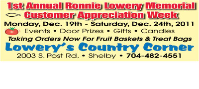 RONNIE LOWERY MEMORIAL CUSTOMER APPRECIATION