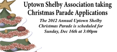 Uptwon Shelby Christmas Parade Taking Entry Applications