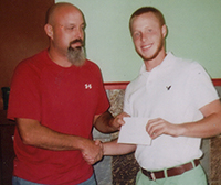 Ruritan Club Presents Clyde Hastings With Scholarship