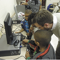 Three Families Receive Computers and WIFI