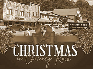 Christmas celebration in Chimney Rock Village