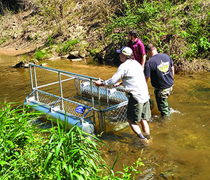 GreenWorks Trash Trout Jr. makes debut at Hickory Creek