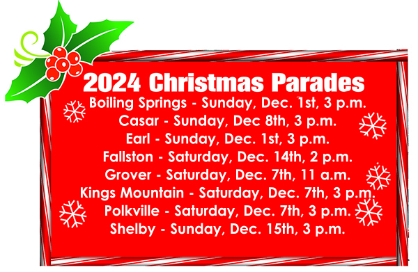 2024 Christmas parades scheduled across county