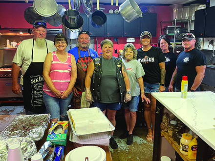 This group volunteered at the Jaceman Breakfast and Bake Sale on Saturday, July 13th at the CCIB Clubhouse