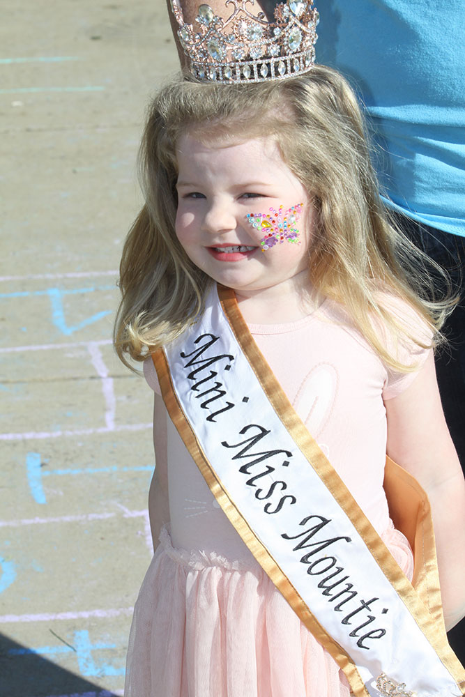 Abigail Childers, age three, Mini Miss Mountie 2024