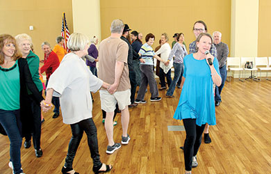 Laura Wheeler Leads Sprint Square Dance